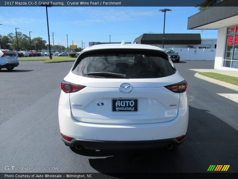 Crystal White Pearl / Parchment 2017 Mazda CX-5 Grand Touring