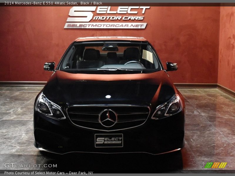 Black / Black 2014 Mercedes-Benz E 550 4Matic Sedan