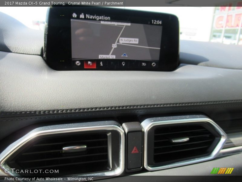 Crystal White Pearl / Parchment 2017 Mazda CX-5 Grand Touring