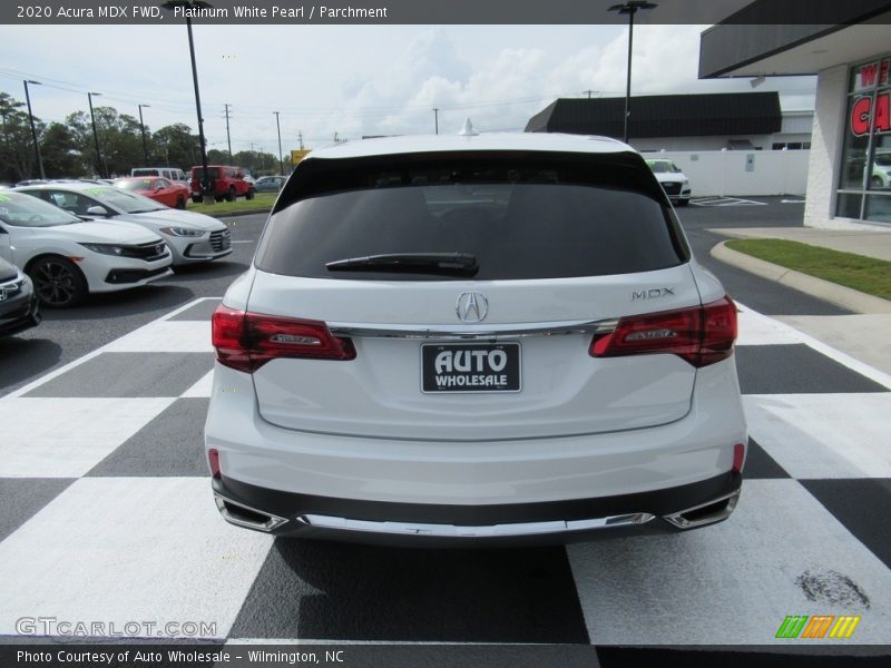 Platinum White Pearl / Parchment 2020 Acura MDX FWD