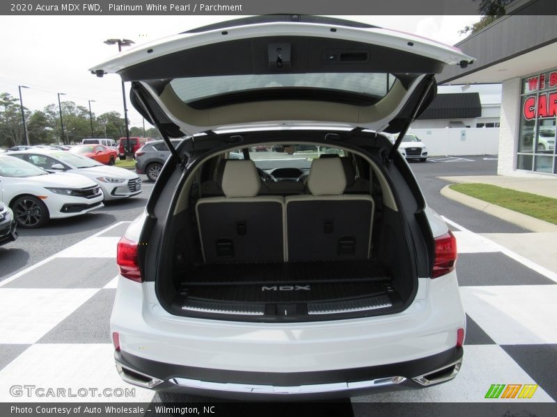 Platinum White Pearl / Parchment 2020 Acura MDX FWD