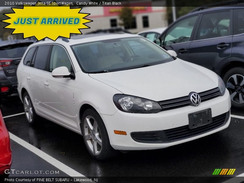 Candy White / Titan Black 2010 Volkswagen Jetta SE SportWagen