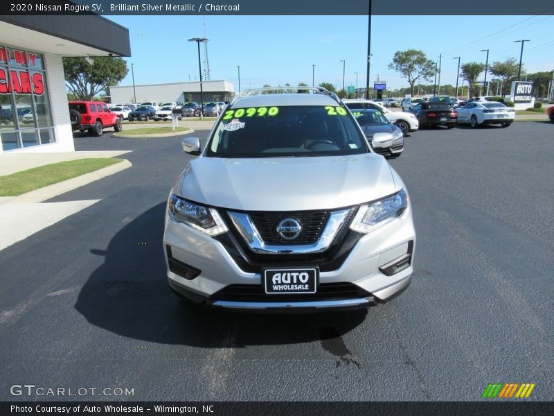 Brilliant Silver Metallic / Charcoal 2020 Nissan Rogue SV