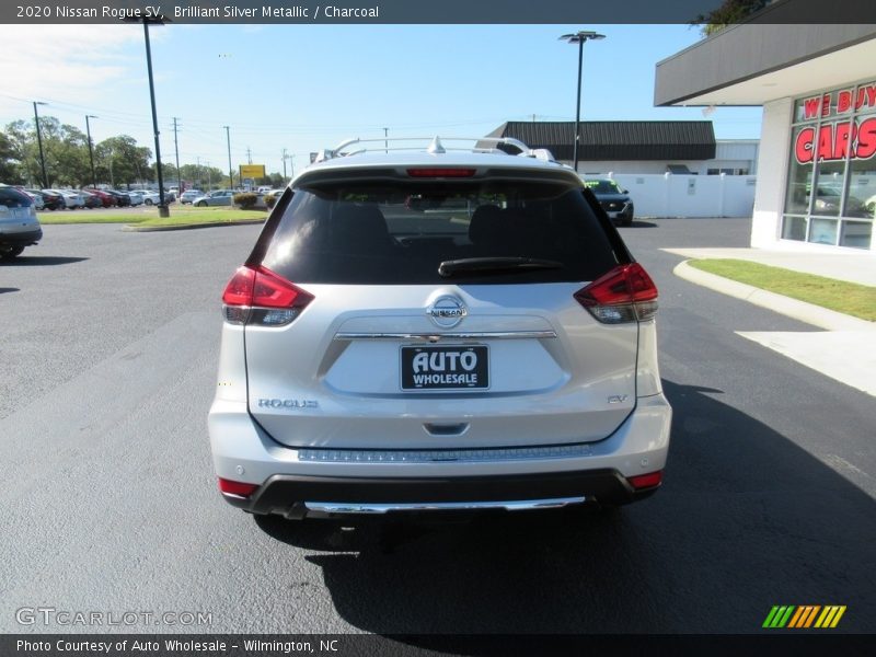 Brilliant Silver Metallic / Charcoal 2020 Nissan Rogue SV