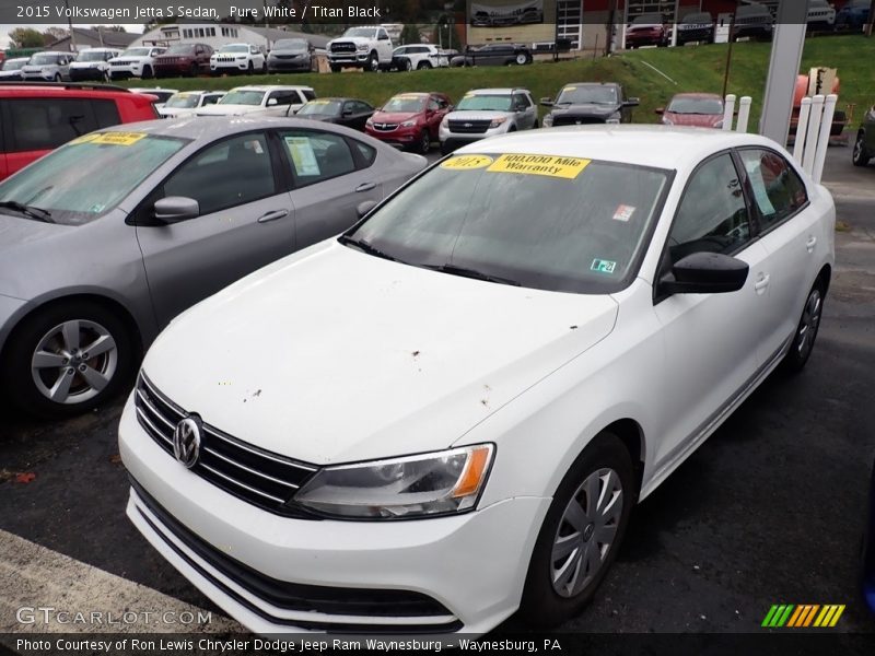  2015 Jetta S Sedan Pure White