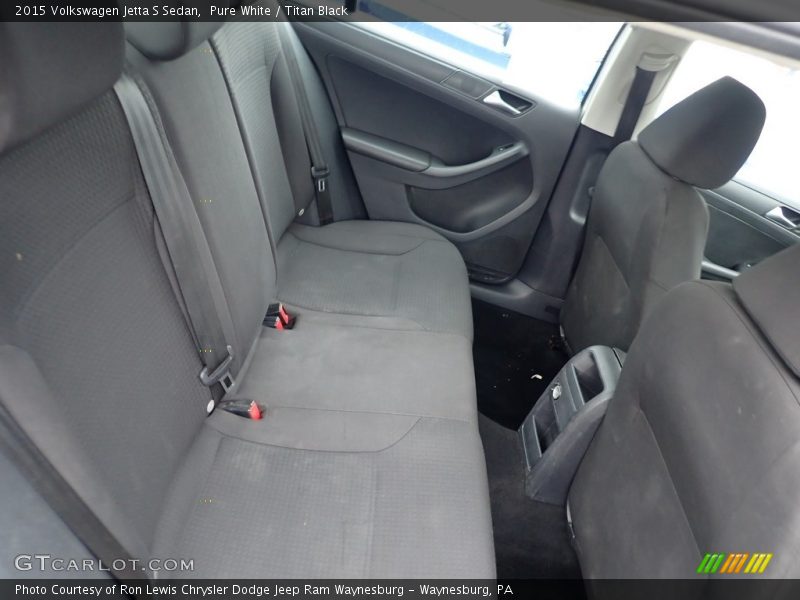 Rear Seat of 2015 Jetta S Sedan