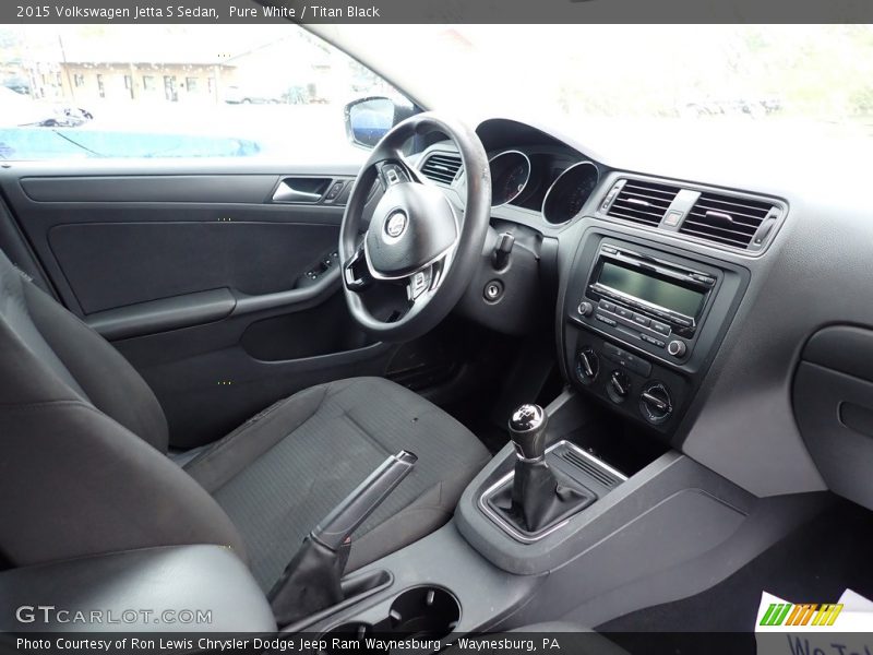 Dashboard of 2015 Jetta S Sedan