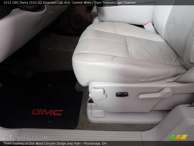 Summit White / Dark Titanium/Light Titanium 2012 GMC Sierra 1500 SLE Extended Cab 4x4