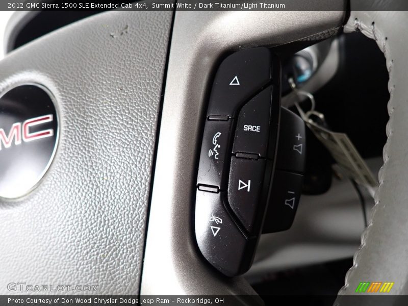 Summit White / Dark Titanium/Light Titanium 2012 GMC Sierra 1500 SLE Extended Cab 4x4