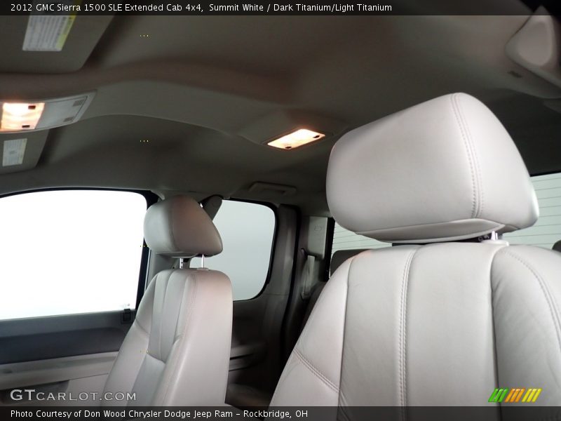 Summit White / Dark Titanium/Light Titanium 2012 GMC Sierra 1500 SLE Extended Cab 4x4