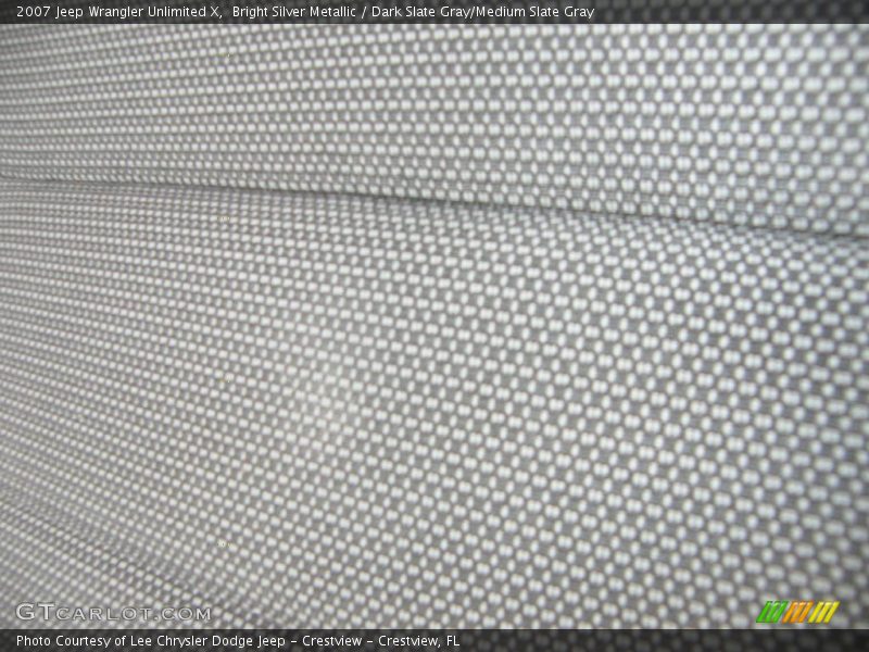 Bright Silver Metallic / Dark Slate Gray/Medium Slate Gray 2007 Jeep Wrangler Unlimited X