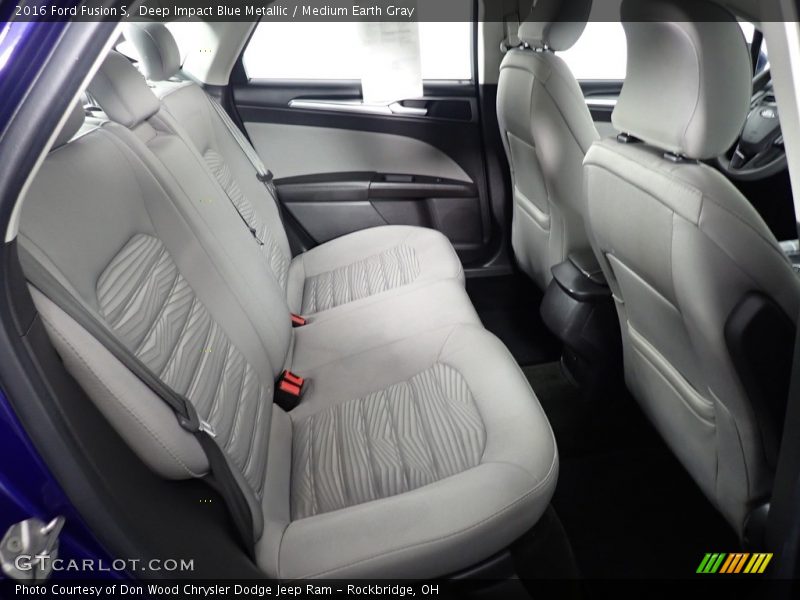 Deep Impact Blue Metallic / Medium Earth Gray 2016 Ford Fusion S