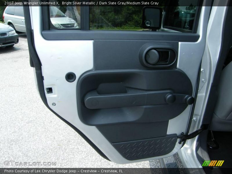 Bright Silver Metallic / Dark Slate Gray/Medium Slate Gray 2007 Jeep Wrangler Unlimited X