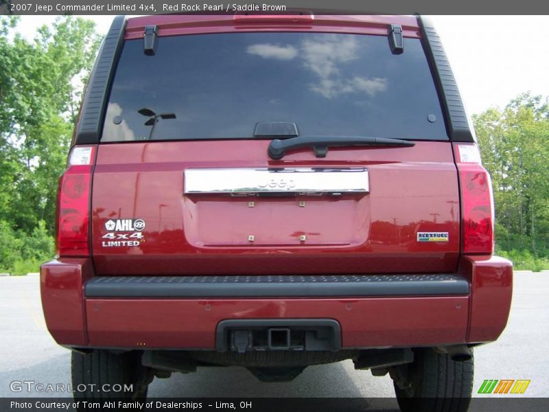 Red Rock Pearl / Saddle Brown 2007 Jeep Commander Limited 4x4