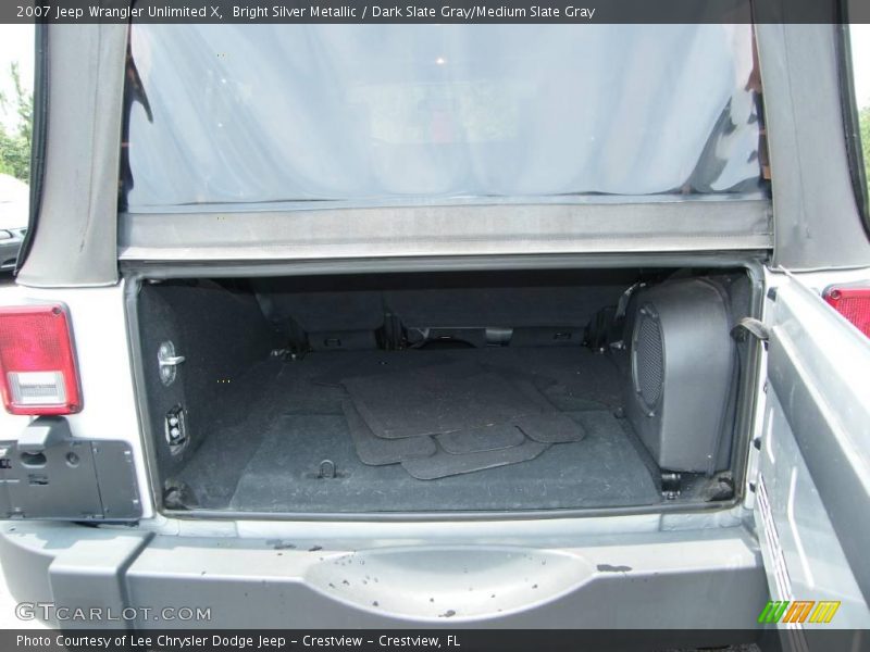 Bright Silver Metallic / Dark Slate Gray/Medium Slate Gray 2007 Jeep Wrangler Unlimited X