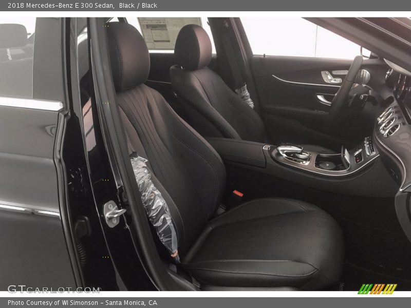 Black / Black 2018 Mercedes-Benz E 300 Sedan