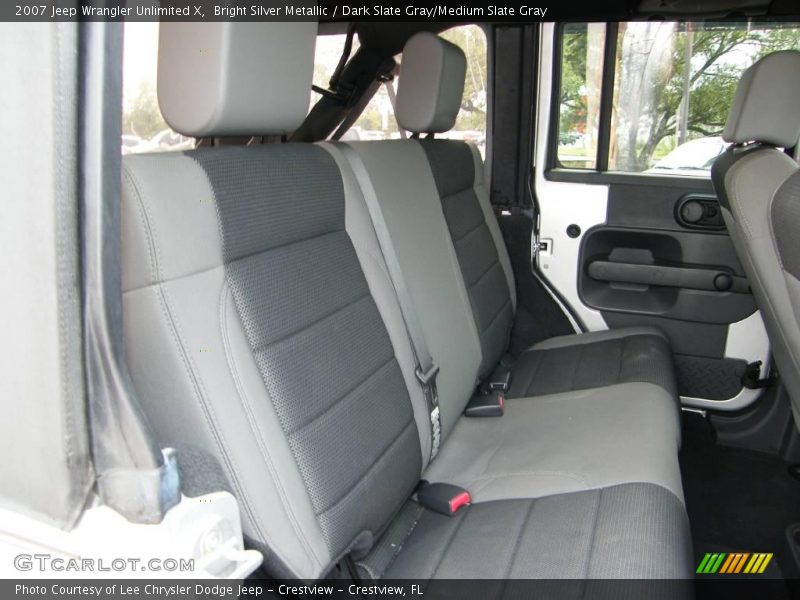 Bright Silver Metallic / Dark Slate Gray/Medium Slate Gray 2007 Jeep Wrangler Unlimited X