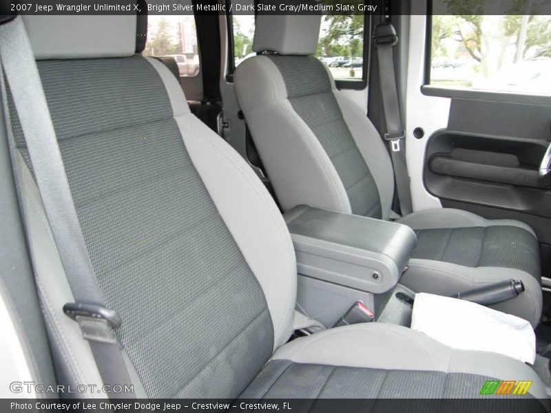 Bright Silver Metallic / Dark Slate Gray/Medium Slate Gray 2007 Jeep Wrangler Unlimited X