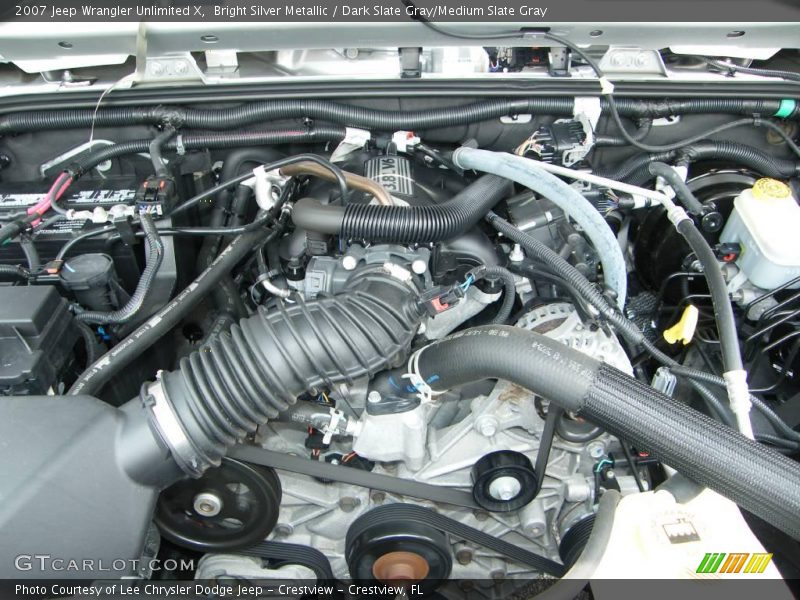 Bright Silver Metallic / Dark Slate Gray/Medium Slate Gray 2007 Jeep Wrangler Unlimited X