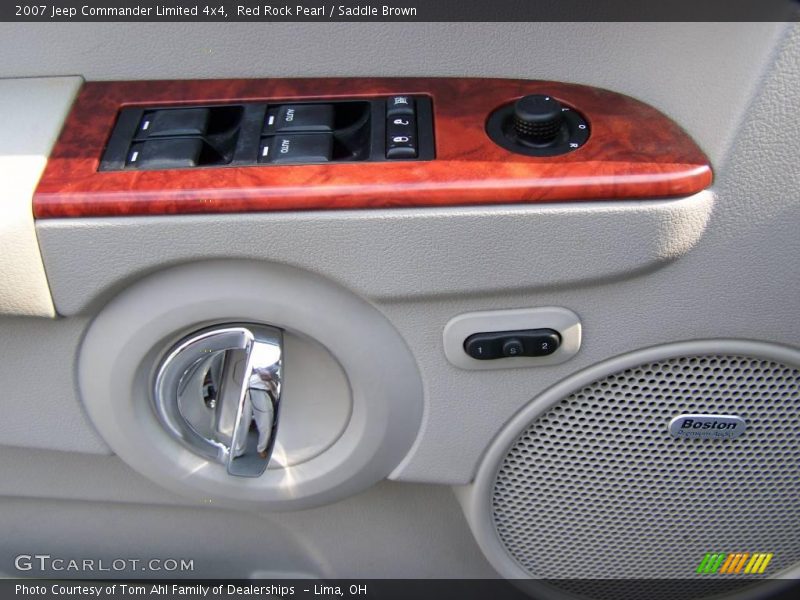 Red Rock Pearl / Saddle Brown 2007 Jeep Commander Limited 4x4