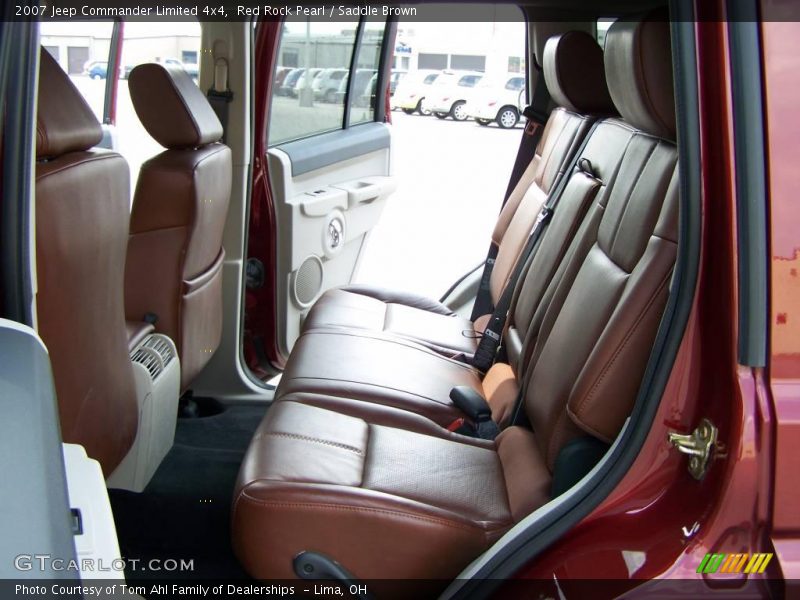 Red Rock Pearl / Saddle Brown 2007 Jeep Commander Limited 4x4