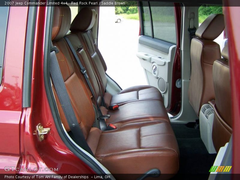 Red Rock Pearl / Saddle Brown 2007 Jeep Commander Limited 4x4