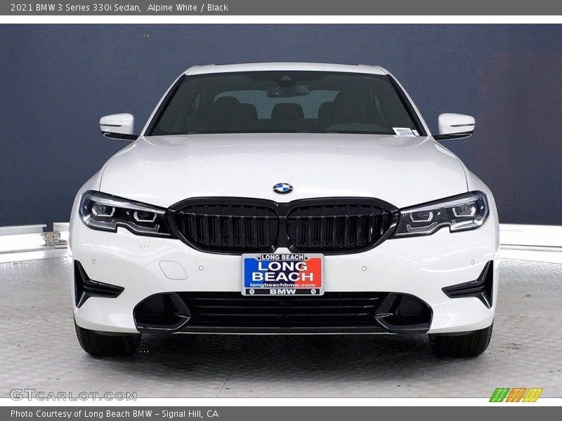 Alpine White / Black 2021 BMW 3 Series 330i Sedan
