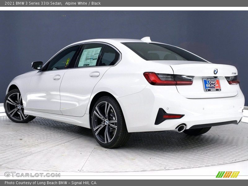 Alpine White / Black 2021 BMW 3 Series 330i Sedan