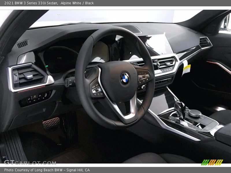 Alpine White / Black 2021 BMW 3 Series 330i Sedan