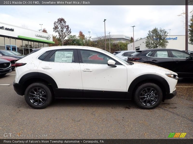 Snowflake White Pearl Mica / Black 2021 Mazda CX-30 FWD