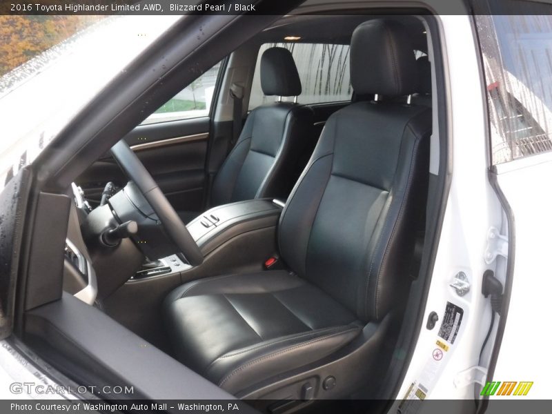 Blizzard Pearl / Black 2016 Toyota Highlander Limited AWD