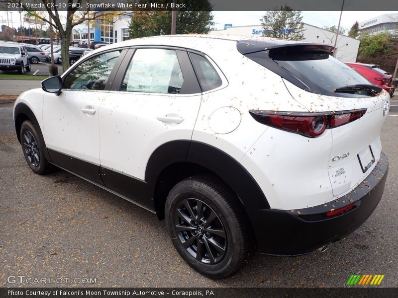 Snowflake White Pearl Mica / Black 2021 Mazda CX-30 FWD