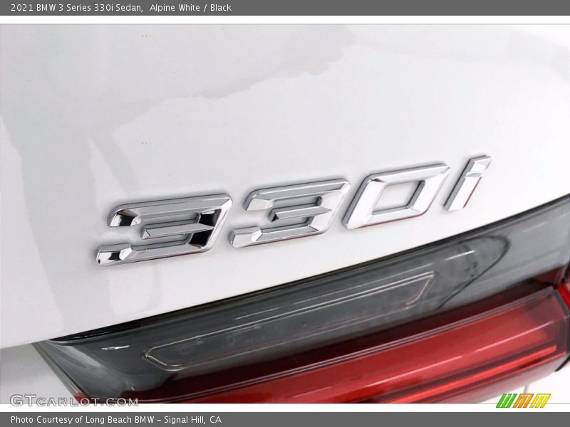 Alpine White / Black 2021 BMW 3 Series 330i Sedan