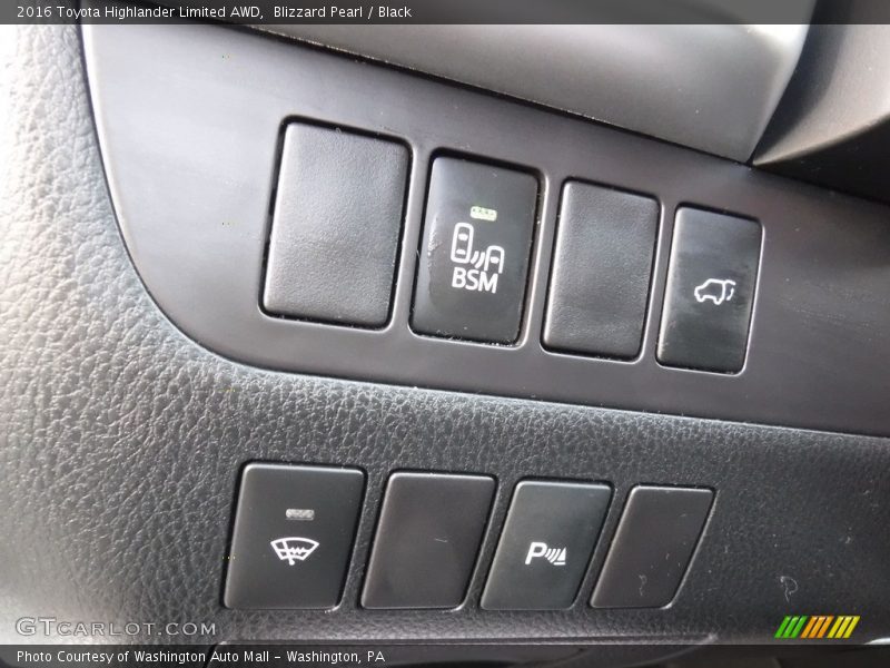 Blizzard Pearl / Black 2016 Toyota Highlander Limited AWD