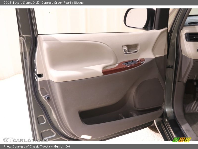 Cypress Green Pearl / Bisque 2013 Toyota Sienna XLE