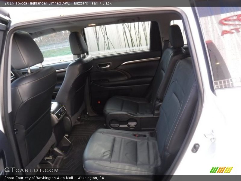 Blizzard Pearl / Black 2016 Toyota Highlander Limited AWD