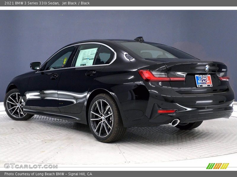 Jet Black / Black 2021 BMW 3 Series 330i Sedan