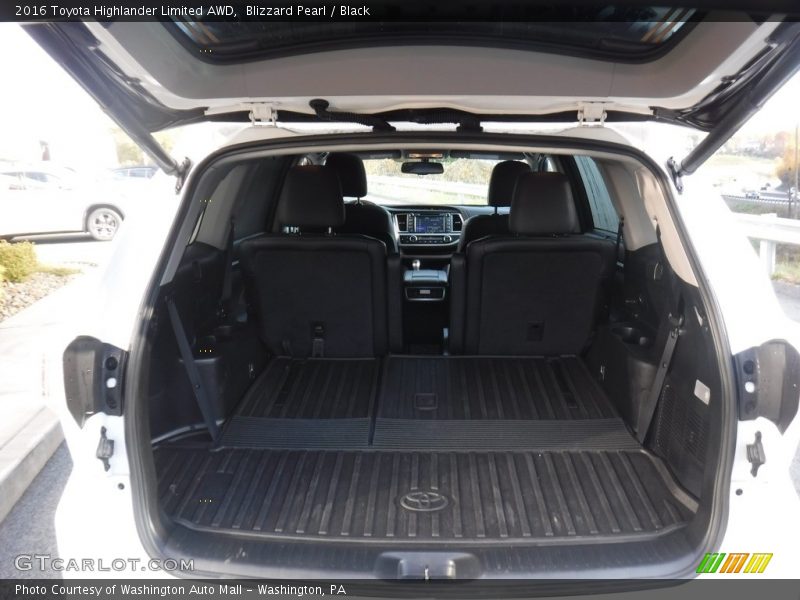 Blizzard Pearl / Black 2016 Toyota Highlander Limited AWD