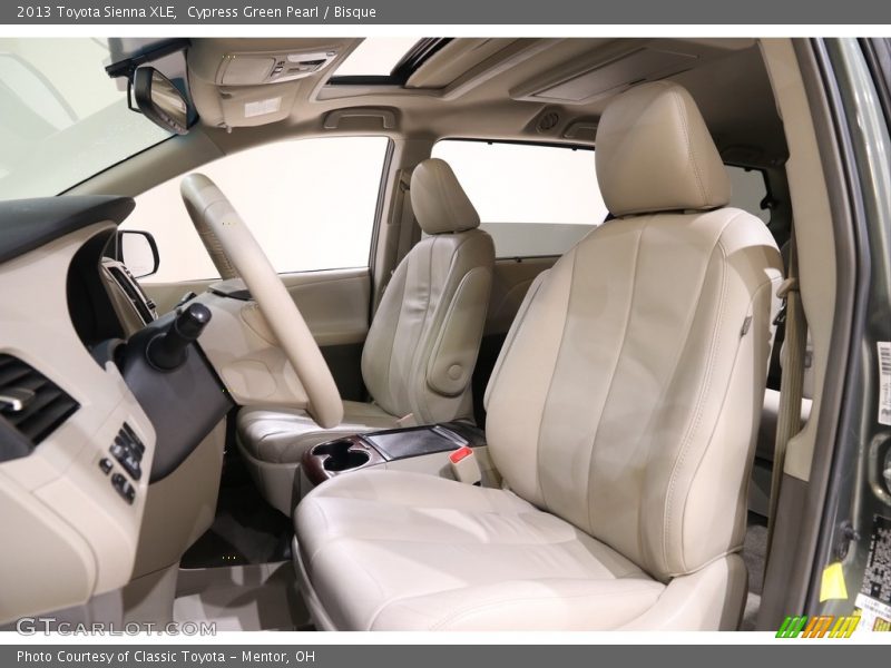 Cypress Green Pearl / Bisque 2013 Toyota Sienna XLE
