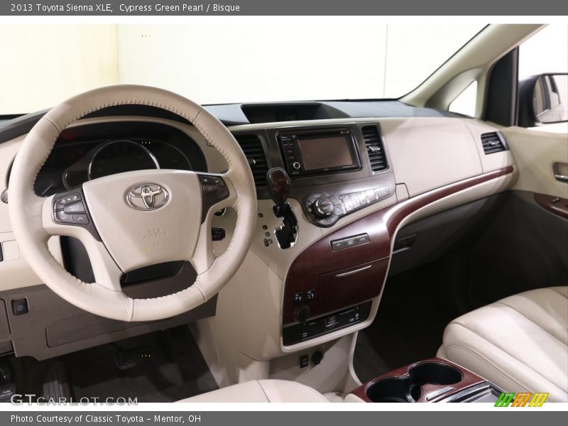 Cypress Green Pearl / Bisque 2013 Toyota Sienna XLE