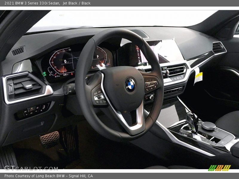 Jet Black / Black 2021 BMW 3 Series 330i Sedan