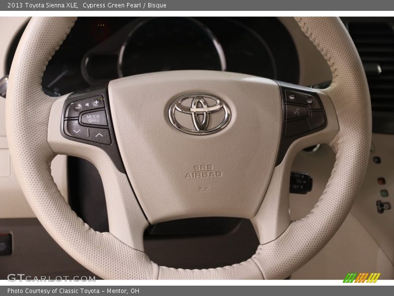 Cypress Green Pearl / Bisque 2013 Toyota Sienna XLE