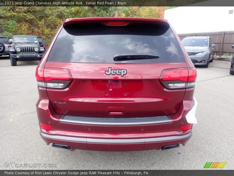 Velvet Red Pearl / Black 2021 Jeep Grand Cherokee High Altitude 4x4