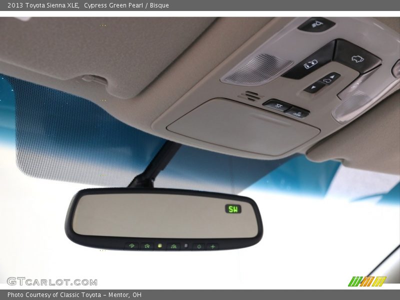 Cypress Green Pearl / Bisque 2013 Toyota Sienna XLE
