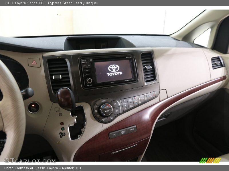 Cypress Green Pearl / Bisque 2013 Toyota Sienna XLE