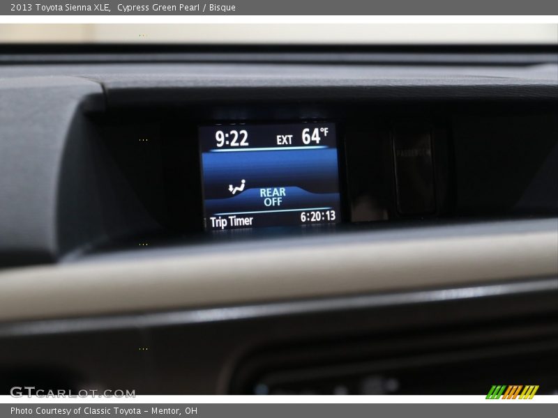 Cypress Green Pearl / Bisque 2013 Toyota Sienna XLE