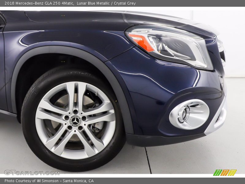 Lunar Blue Metallic / Crystal Grey 2018 Mercedes-Benz GLA 250 4Matic