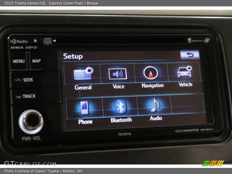 Cypress Green Pearl / Bisque 2013 Toyota Sienna XLE