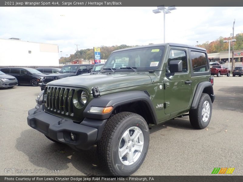 Front 3/4 View of 2021 Wrangler Sport 4x4