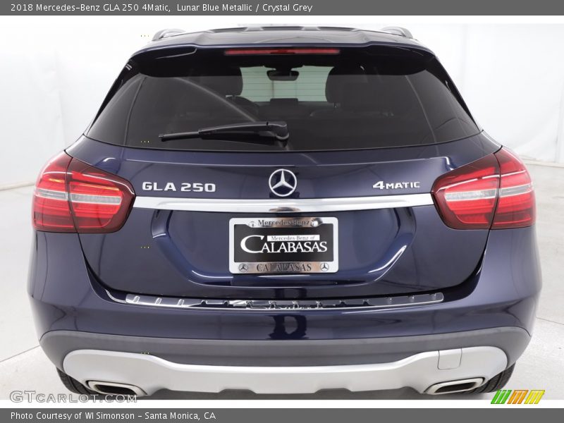 Lunar Blue Metallic / Crystal Grey 2018 Mercedes-Benz GLA 250 4Matic